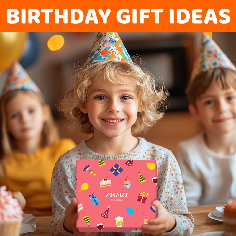 Zmart Birthday Gifts Idea for Girl - Preteen Socks for Kids Girl Age 8-12, Pink - Image 2